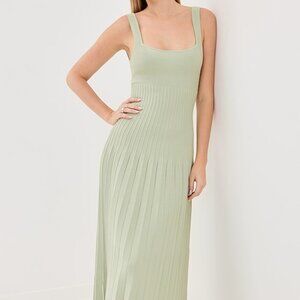 NWT Staud Ellison Dress, Pale Jade